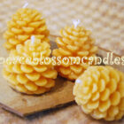 Beeswax Tiny Pine Cone Candles
