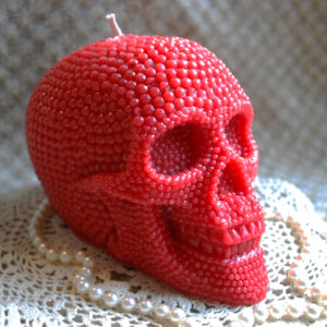 RED pearl skull 2