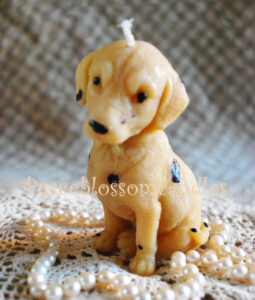 Beeswax Dalmation Candle