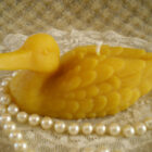 Beeswax Duck Candle
