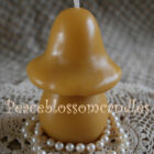 Beeswax Candle Mushroom Pointed Top