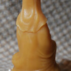 Beeswax Quan Yin Candle Back